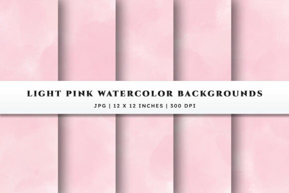 Bringing Soft Elegance to Your Designs with Light Pink Watercolor Backgrounds