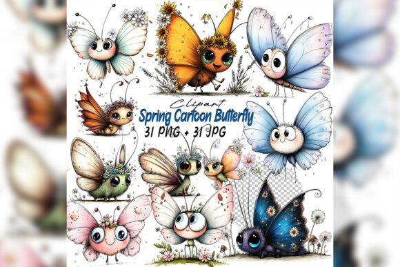 Bringing Stories to Life: The Creative Power of Whimsical Butterfly Flower Clipart