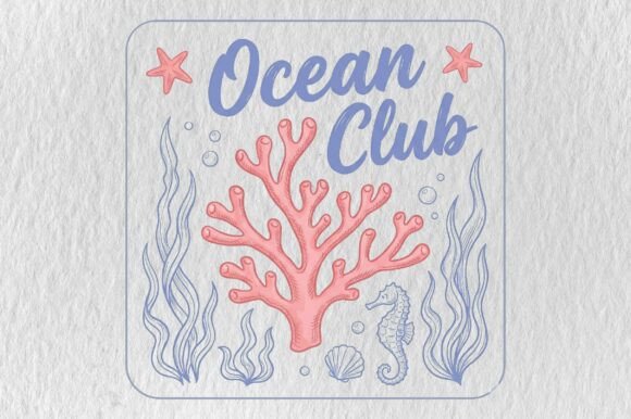 Coastal Seashell Summer Sublimation PNG