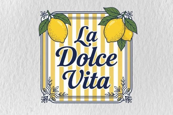 Elevate Your Summer Designs with the La Dolce Vita Lemon PNG