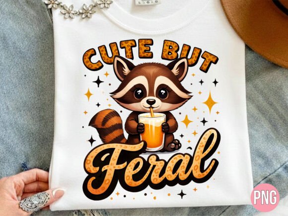 Embracing the Chaos: The Rise of Cute but Feral Raccoon Coffee PNG Shirt Designs