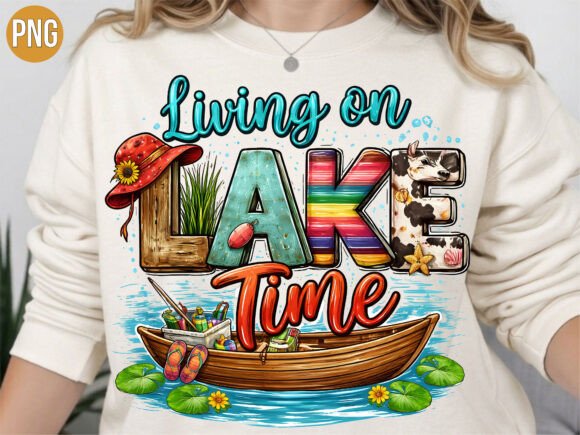 Evaluating the Living on Lake Time Summer Boat PNG for Creative Projects