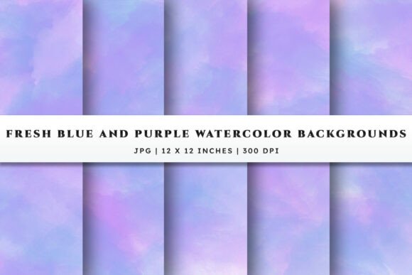 Integrating Blue Purple Watercolor Backgrounds into Professional Design Workflows