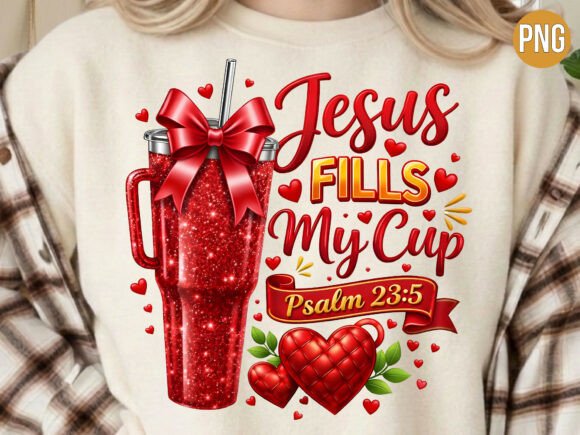 Jesus Fills My Cup Psalm Christian PNG: A Practical Guide for Designers and Creators