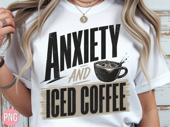 Why the Anxiety and Iced Coffee Retro Graphic Resonates with Modern Creatives